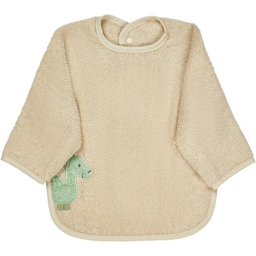 Lätzchen STERNTALER ""Ärmellätzchen Dino Rexi"" beige Baby Lätzchen