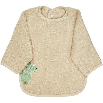 Lätzchen STERNTALER "Ärmellätzchen Dino Rexi", Baby, beige, Baumwolle, Lätzchen Image