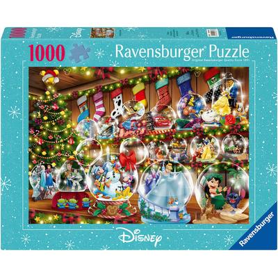 Puzzle RAVENSBURGER "Disney Classics, Schneekugelparadies" Puzzles bunt Kinder Made in Germany; FSC - schützt Wald weltweit