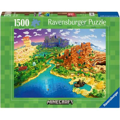 Puzzle RAVENSBURGER "World of Minecraft" Puzzles bunt Kinder Made in Germany; FSC - schützt Wald weltweit