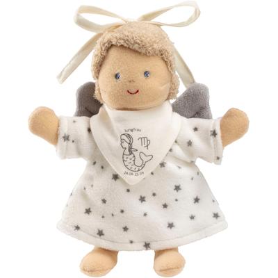 Greifspielzeug STERNTALER "Anhänger Sternzeichen Jungfrau", bunt, Greifspielzeug, KinderB:13cm H:17cm, Flauschstoff, Nicki, Baumwolle, Polyester, B:13cm H:17cm