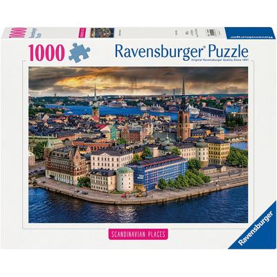 Puzzle RAVENSBURGER "Scandinavian Places, Stockholm, Schweden", bunt, Puzzles, KinderB:70cm H:50cm, Made in Germany, B:70cm H:50cm Image