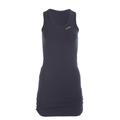 Longtop WINSHAPE "WTR15", Damen, Gr. XS, blau (night blau), 90% Baumwolle, 10% Elasthan, Rundhals, ohne Ärmel, Tops, mit seitlicher Raffung