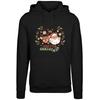 Kapuzenpullover F4NT4STIC "Christmas Hippie Santa And Reindeer", Damen, Gr. M, schwarz, Obermaterial: 65% Baumwolle, 35% Polyester, casual, relaxed fit, Langarm, Pullover, Premium Qualität