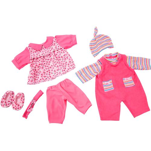 Puppenkleidung BAYER ""Legging/Latzhose"" pink (pink/rosa) Kinder