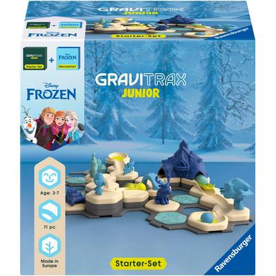 Kugelbahn-Bausatz RAVENSBURGER "GraviTrax Junior Starter Set Disney Frozen", bunt, Kugelbahnen, Kinder, Made in Germany