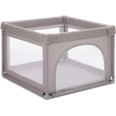 Laufgitter FILLIKID "Mia, melange grau", Baby, grau (melange grau), Laufställe