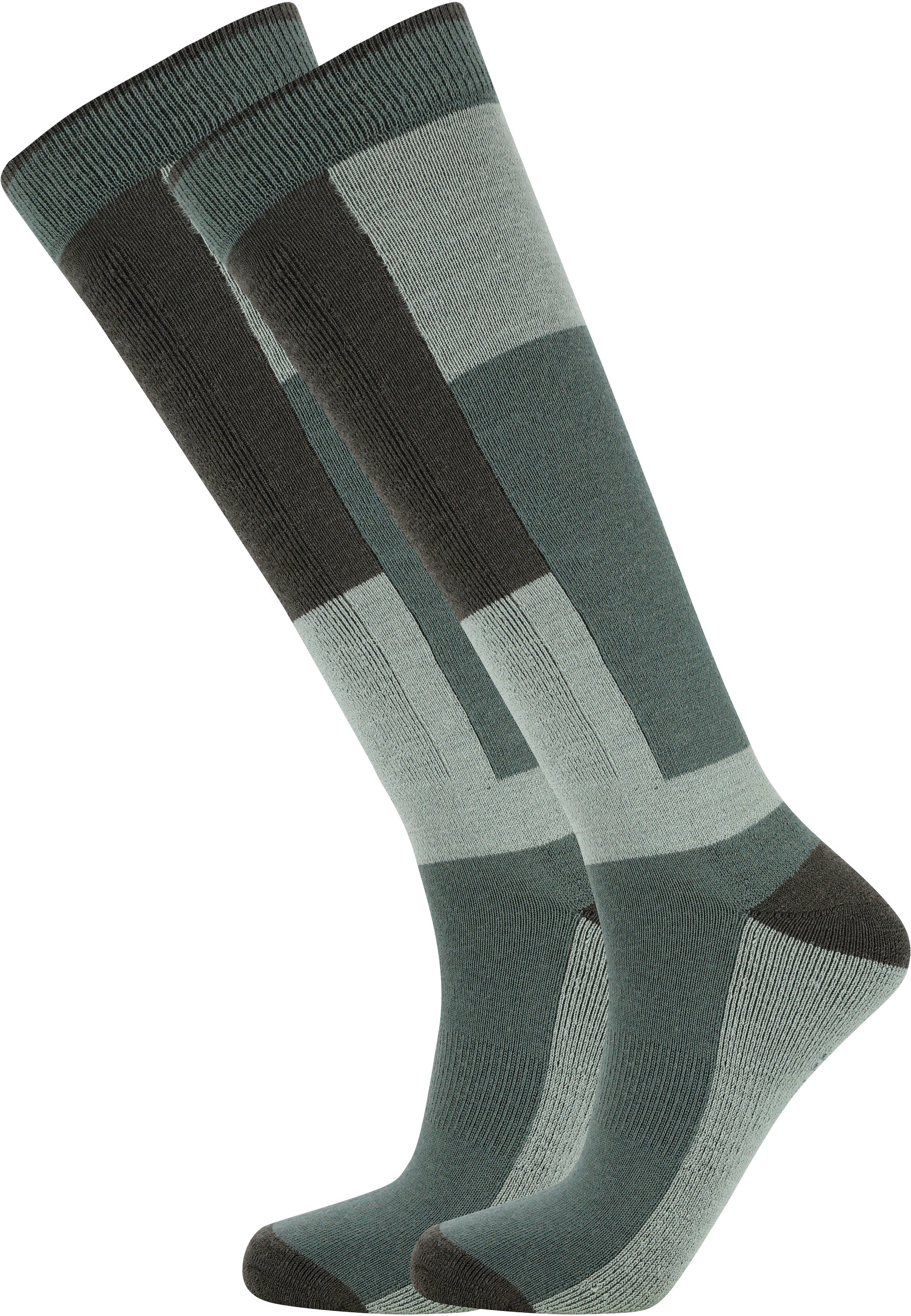 Socken WHISTLER "Corsicana", Herren, Gr. 35/38, grün (dunkelgrün), 40% Wolle, 40% Polyacryl, 11% Polyamid, 9% Polyester, mehrfarbig, Socken Socken, im praktischen 2er-Pack