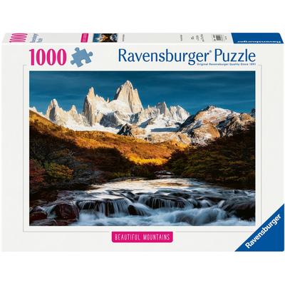 Puzzle RAVENSBURGER "Beautiful Mountains, Fitz Roy, Patagonien" Puzzles bunt Kinder Made in Germany; FSC - schützt Wald weltweit