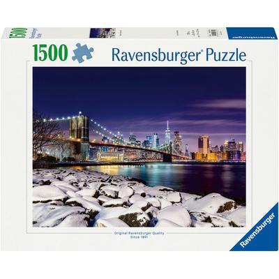 Puzzle RAVENSBURGER "Winter in New York" Puzzles bunt Kinder Made in Germany; FSC - schützt Wald weltweit