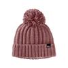 Bommelmütze JACK WOLFSKIN "HIGHLOFT KNIT BEANIE W", Damen, Gr. M (38/40), rot (rot, coral), Hauptmaterial: 100% Polyester (recycled); Futter: 100% Polyester, Mützen