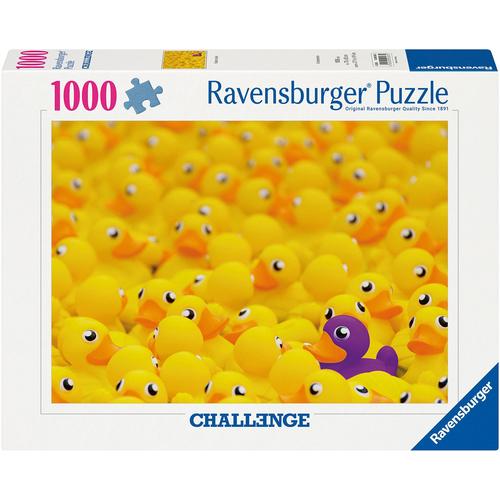 Puzzle RAVENSBURGER ""Challenge, Quietscheenten"" Puzzles bunt Kinder Made in Germany; FSC - schützt Wald weltweit