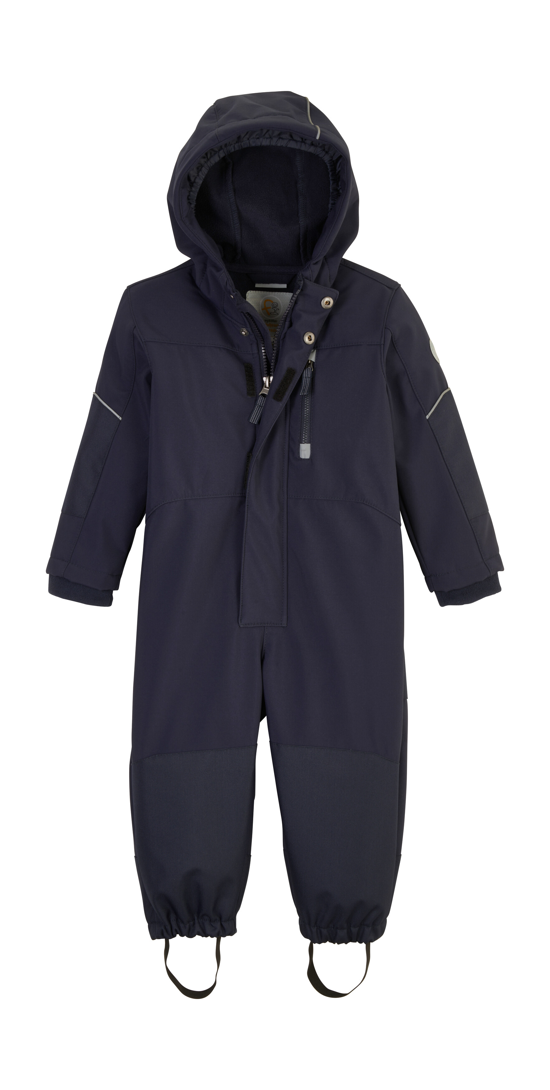 Overall "FIOW 10 MNS SFTSHLL ONPC", Kinder, Gr. 86/92, blau (navy), Oberstoff 1: Oberseite: 100% Polyester, Rückseite: 100% Polyester/ Oberstoff 2: 100% Polyester, FIRST INSTINCT BY KILLTEC, Overalls, Softshell Overall: atmungsaktiv, 10.000 mm... Image