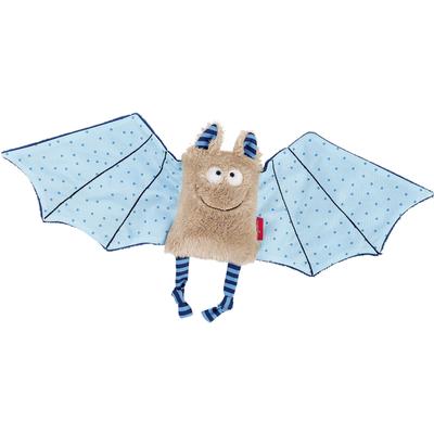 Schnuffeltuch SIGIKID "Fledermaus, blau" blau (blau/grau) Baby Schnuffeltücher