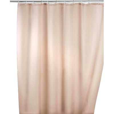 Duschvorhang WENKO "Uni Beige", beige, B:180cm H:200cm, Polyester, Duschvorhänge, Höhe 200 cm, Polyester, waschbar Image