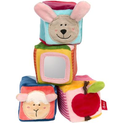 Greifspielzeug SIGIKID "PlayQ, Aktivspielzeug Würfel-Set", bunt, Greifspielzeug, KinderB:6cm H:6cm L:6cm, B:6cm H:6cm L:6cm