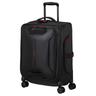 Weichgepäck-Trolley SAMSONITE ""ECODIVER 55"" Gr. B/H/T: 40cm x 55cm x 23cm 50 l, schwarz Koffer Handgepäck Reisegepäck Weichgepäck-Koffer Fronttasche