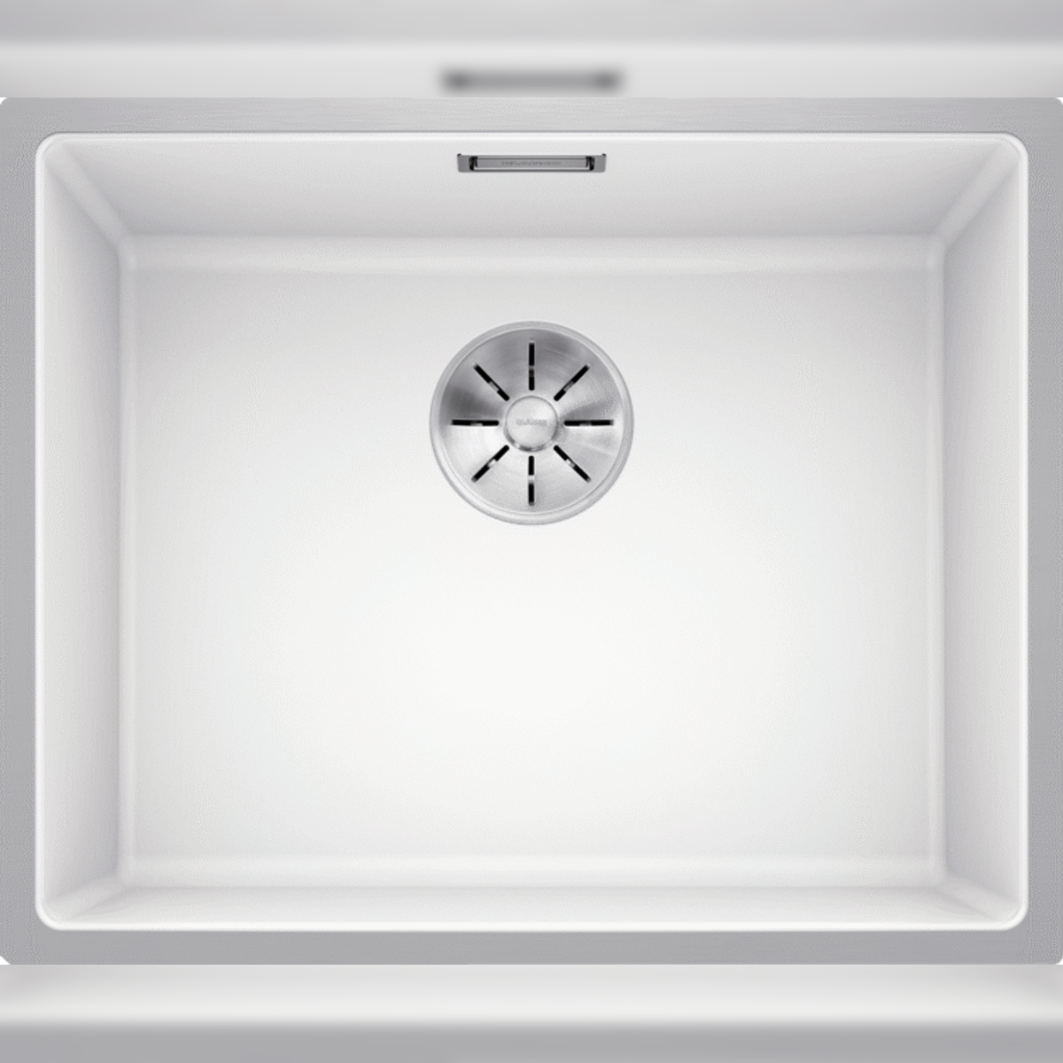 Blanco Silgranit Rechteckiges Spülbecken Subline 500-IF SteelFrame Weiß 50 x 40 cm Image