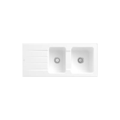Villeroy & Boch Villeroy&Boch Spülbecken, Küchenspüle Architectura 80 Stone White 1160x510mm, Unterschrankbreite 80cm Image