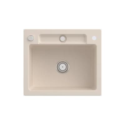 Villeroy & Boch Villeroy&Boch Spülbecken, Küchenspüle Siluet 60 S Ivory 600x510mm, Unterschrankbreite 60cm Image