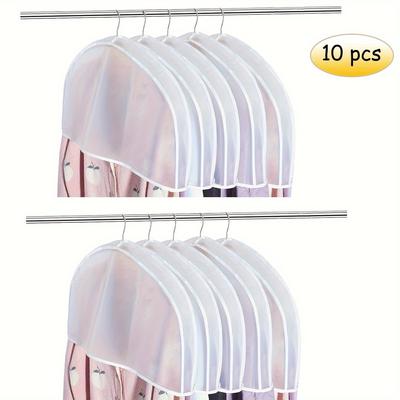 TEMU 10pcs Shoulder - Portable Garment For Shirts, Dresses &