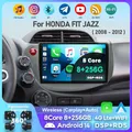 Android 14 Autoradio Radio Multimediale Wireless Carplay Android Auto Per HONDA FIT JAZZ 2008 2009