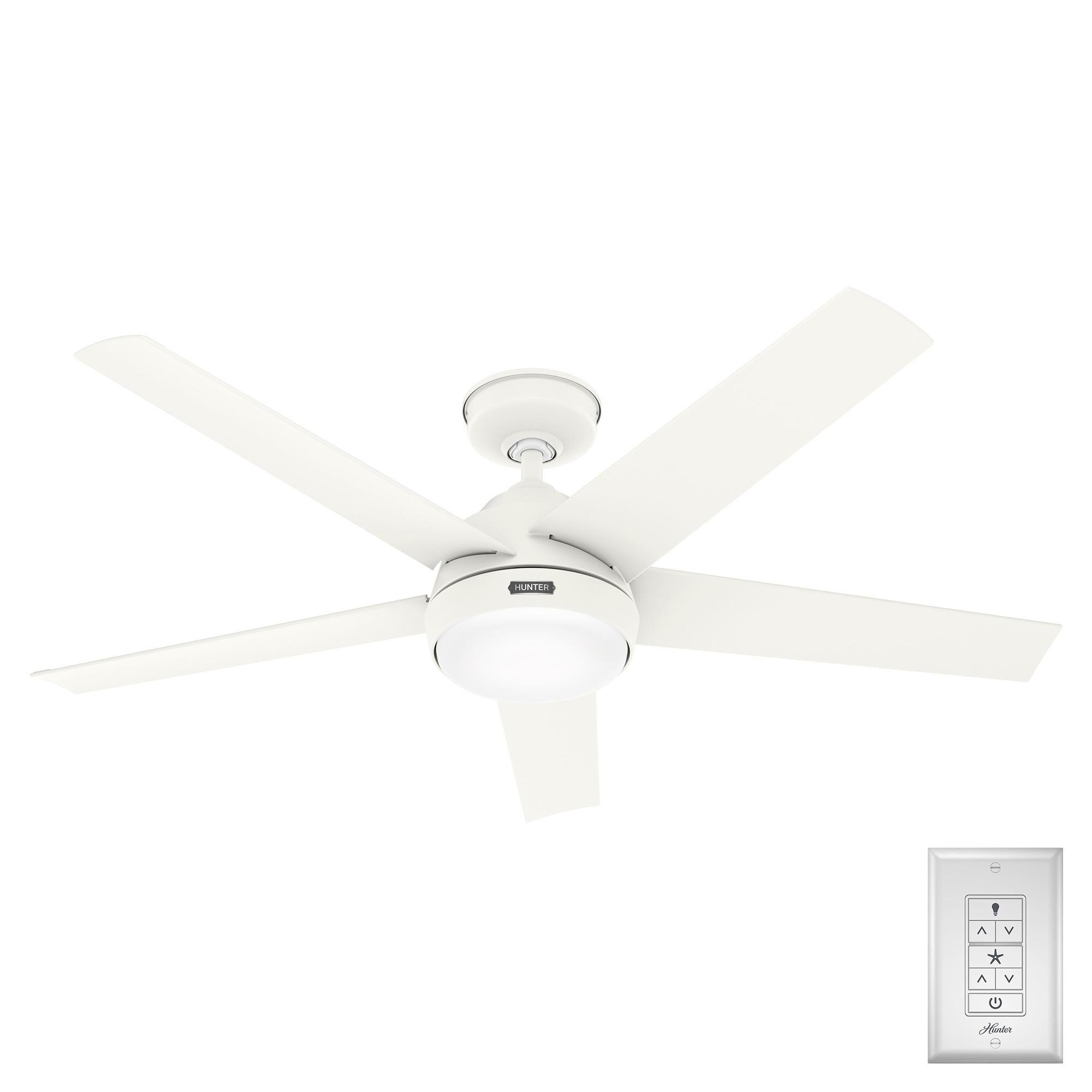 Hunter Fan Skyflow 52 Inch Ceiling Fan with Light Kit - 52611