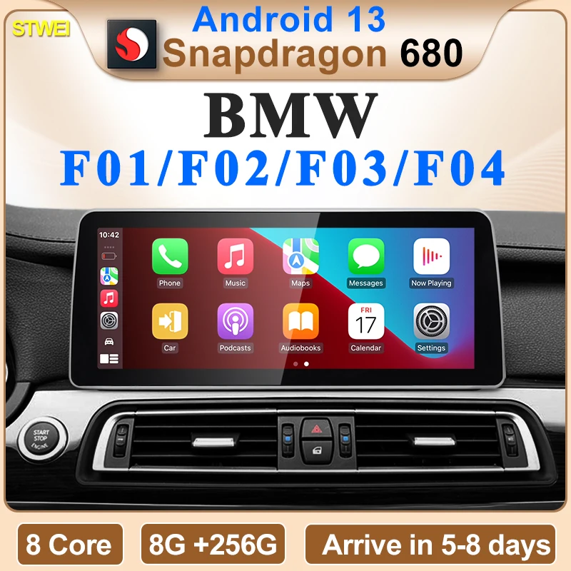 STWEI Neue ID6 ID7 ID8 Android 13 Qualcomm680 Snapdragon6225 8GB 256GB 12,3 zoll Für BMW 7 serie F01 F02 F03 F04Car CarPlay AUTO Image