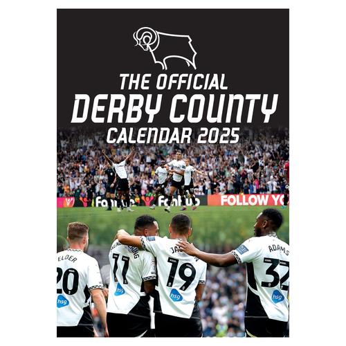 Offizieller Derby County-Kalender 2025 – A3