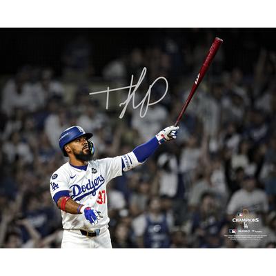 Autogrammfoto der Los Angeles Dodgers von Teoscar Hernandez, World Series-Champion 2024, 16 x 20 Zoll Image