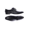 Bugatti Herren Halbschuh, Gr. 47, schwarz, Leder
