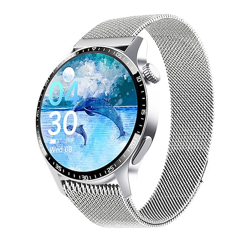 F207 Smartwatch 1.35 Zoll Smartwatch Fitnessuhr Bluetooth Temperaturüberwachung Schrittzähler Anruferinnerung Kompatibel mit Android iOS Damen Herren Langer Standby Freisprechanlage Wasserdicht IP 67 Image