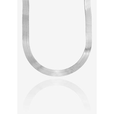 Plus Size Women's Mega Lennox Silver Necklace by RAD + RAE in Silver