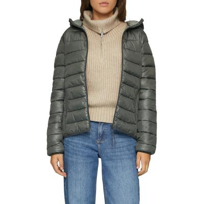Outdoorjacke QS, Damen, Gr. M (36), grau (anthrazit), Steppware, Obermaterial: 100% Polyester. Futter: 100% Polyester, unifarben, casual, regular fit taillenbedeckt, ohne Ausschnitt, Langarm Bündchen, Jacken, mit Kapuze Image