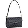 Guess Bodybag Eco Brenton Flap Coal Logo Grau Damen