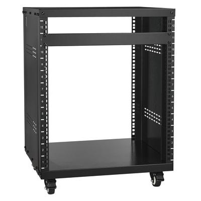 12U AV Rack Stand, 500 lbs Capacity, Network Stereo Recording Studio Rack Special Vents - 500 lbs Capacity
