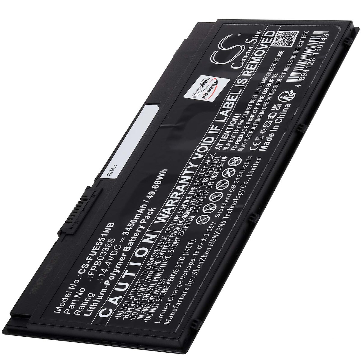 Powery Akku passend für Laptop Fujitsu LifeBook U747 T937 Typ CP721834-01