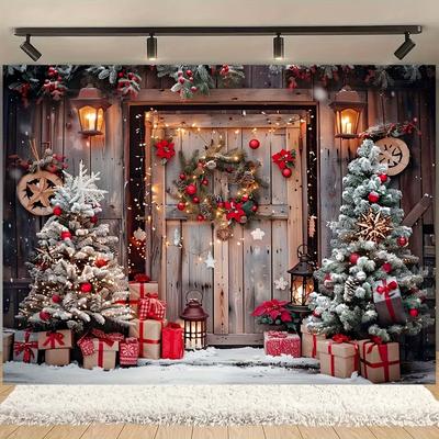 TEMU Christmas Backdrop - & For And Decorations