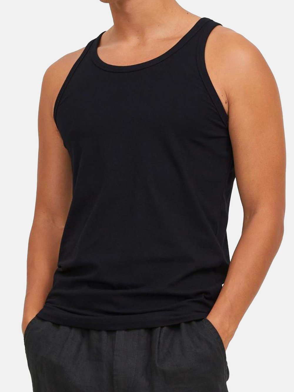 Jack & Jones Unterhemd Herren schwarz, XL Image
