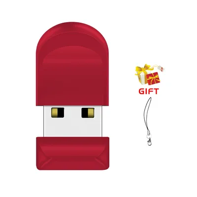 Hochgeschwindigkeits 2.0 USB-Flash-Laufwerk 128 GB 4 GB Mini-Speicherstick Schwarz Rot Weiß Image