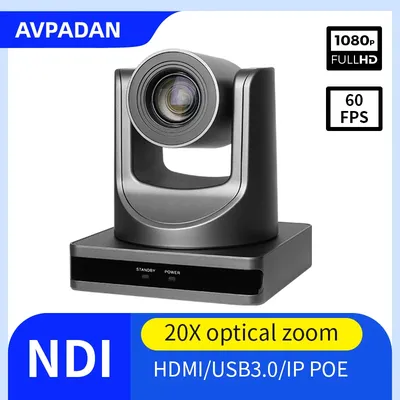 Avpandan ndi kamera hd 1080p video konferenz kamera 20x übertragung live streaming kamera youtube