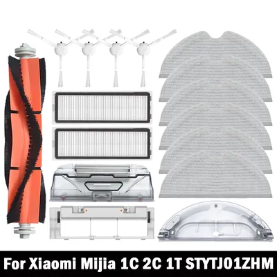 Für Xiaomi Mijia 1C 1T Mi Roboter Vakuum Mopp Dreame F9 Hepa-Filter Wichtigsten Seite Pinsel Mopp Image