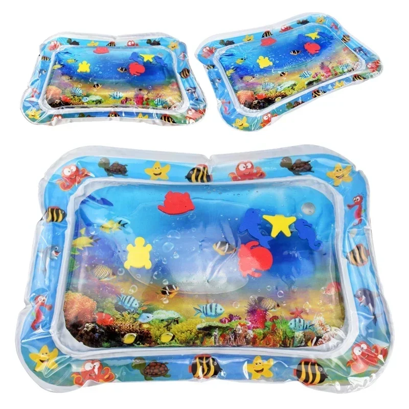 Baby Wasser Spielen Matte Aufblasbare Kissen PVC Infant Bauch Zeit Kleinkind Wasser Pad für Kinder Frühe Bildung Entwicklung Aktivität Spielzeug Image