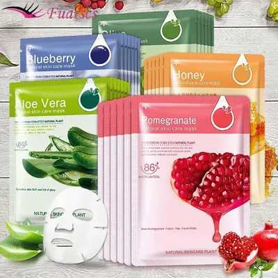 Skin Care Plant Facial Mask Moisturizing Oil Control Face Care Masks Shrink Pores Beauty Health Face