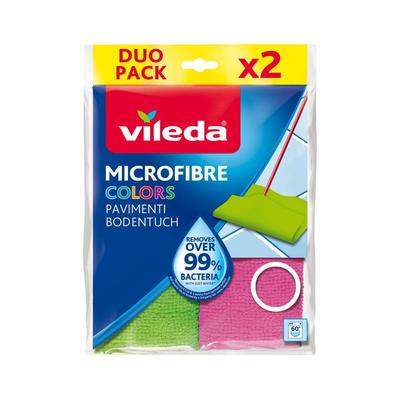 Vileda Bodentuch Microfibre Colors Duo Pack 2 Stück Microfaser