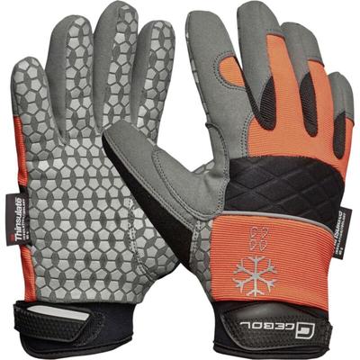 Gebol - Handschuh Master Thermo Größe 10, schwarz-orange Arbeitshandschuhe