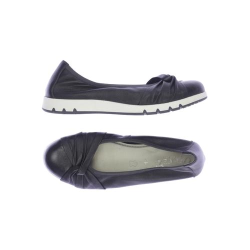 Caprice Damen Ballerinas, Gr. 39, marineblau, Leder