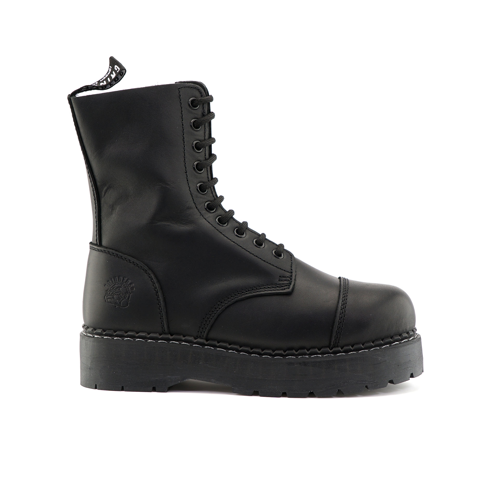 Grinders Sicherheitsstiefel für Herren, schwarz, mit Stahlkappe - Bulldog ACS Image