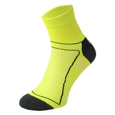 COMODO - Unisex Chaussettes Cyclisme sport Velo Route anti Tranpirante Basses - Jaune Fluo Image