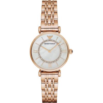 Emporio Armani Gianni T-Bar Damen Rose Gold Uhr AR1909